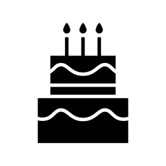 cake icon or logo isolated sign symbol vector illustration - high quality black style vector icons

