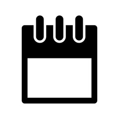 calendar icon or logo isolated sign symbol vector illustration - high quality black style vector icons
