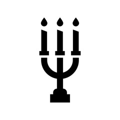 candelabra icon or logo isolated sign symbol vector illustration - high quality black style vector icons
