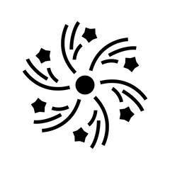 fireworks icon or logo isolated sign symbol vector illustration - high quality black style vector icons
