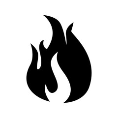 flame icon or logo isolated sign symbol vector illustration - high quality black style vector icons

