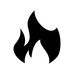 flame icon or logo isolated sign symbol vector illustration - high quality black style vector icons
