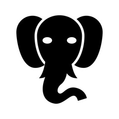 ganesha icon or logo isolated sign symbol vector illustration - high quality black style vector icons
