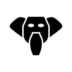 ganesha icon or logo isolated sign symbol vector illustration - high quality black style vector icons
