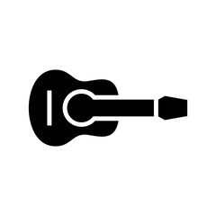 guitar icon or logo isolated sign symbol vector illustration - high quality black style vector icons
