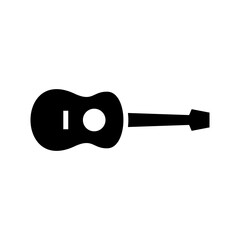 guitar icon or logo isolated sign symbol vector illustration - high quality black style vector icons
