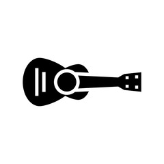 guitar icon or logo isolated sign symbol vector illustration - high quality black style vector icons
