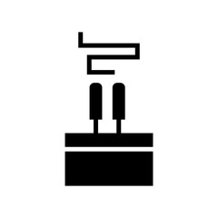 Obraz premium incense icon or logo isolated sign symbol vector illustration - high quality black style vector icons 