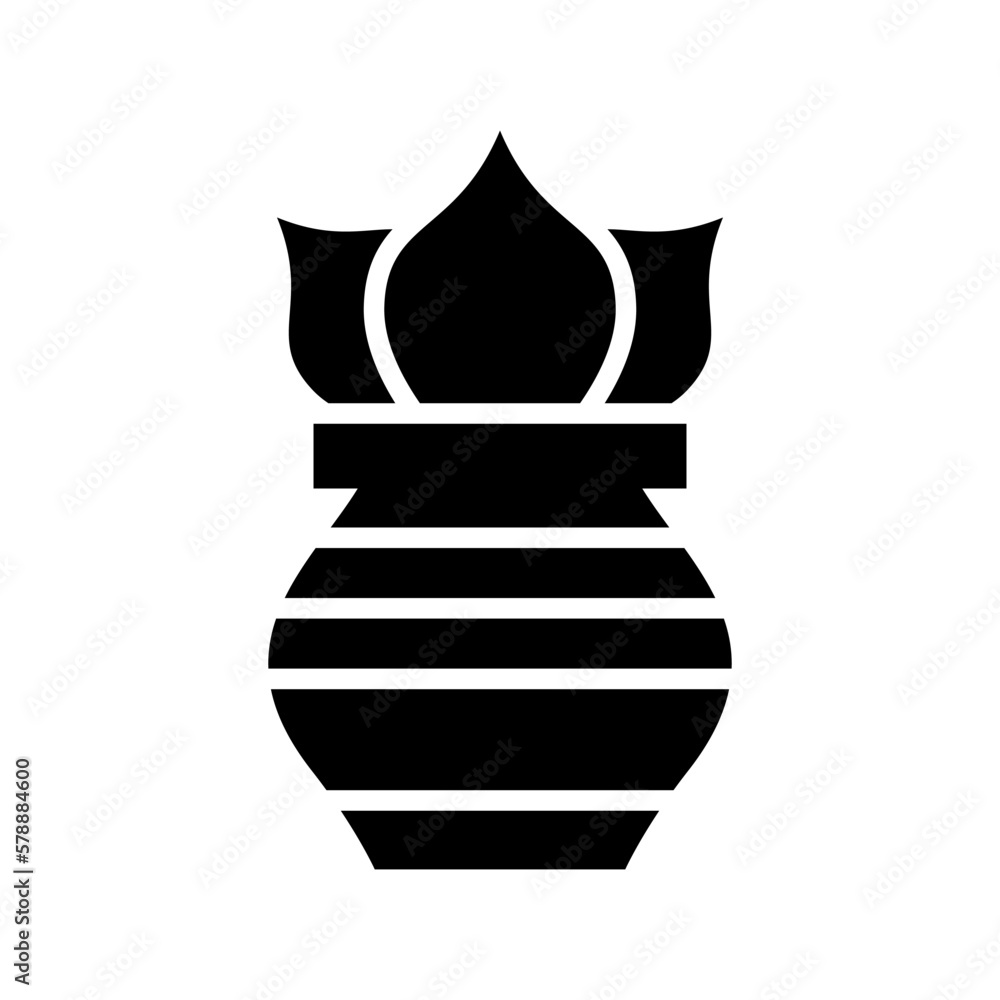 Wall mural kalash icon or logo isolated sign symbol vector illustration - high quality black style vector icons
 - Wall murals