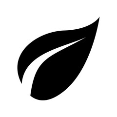 leaf icon or logo isolated sign symbol vector illustration - high quality black style vector icons
