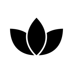 lotus icon or logo isolated sign symbol vector illustration - high quality black style vector icons

