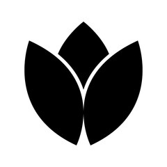 lotus icon or logo isolated sign symbol vector illustration - high quality black style vector icons
