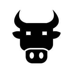 sacred cow icon or logo isolated sign symbol vector illustration - high quality black style vector icons
