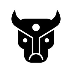sacred cow icon or logo isolated sign symbol vector illustration - high quality black style vector icons
