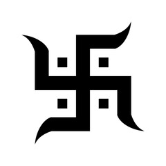 Fototapeta premium swastika icon or logo isolated sign symbol vector illustration - high quality black style vector icons 