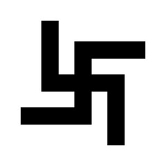 swastika icon or logo isolated sign symbol vector illustration - high quality black style vector icons

