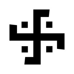 swastika icon or logo isolated sign symbol vector illustration - high quality black style vector icons
