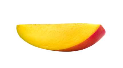 slice of mango on  transparent png