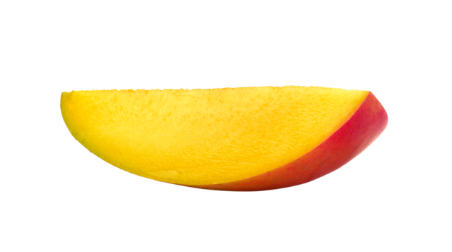 slice of mango on  transparent png