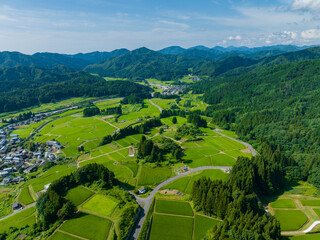 新潟県　村上市　棚田