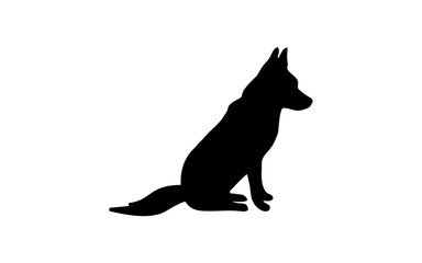 DOG HEAD logo mascot with isolated illustration for identity template