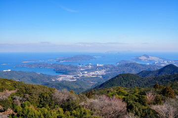 Fototapeta premium 伊勢志摩 e-Power Road 宇田展望台