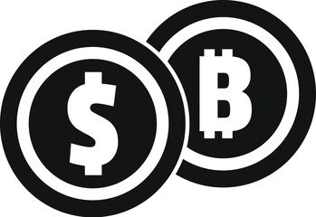 Success money convert icon simple vector. Finance invest. Result plan