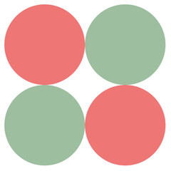 Four basic circle shapes