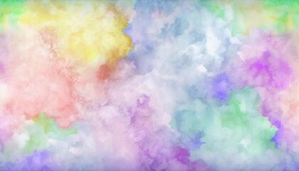 Watercolor Pastel Artistic, Colorful Background, Pastel Watercolor Texture Created with Generative AI technology