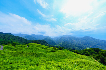 Obraz premium 山形県小国町 樽口峠