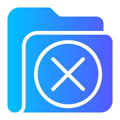 cross gradient icon