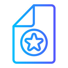 star gradient icon