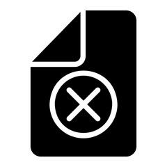 Obraz premium cross glyph icon