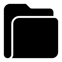 folder glyph icon
