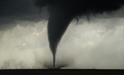 tornado silhouette 