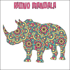 Rhino Mandala 
