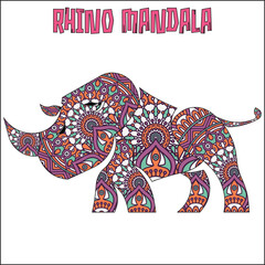 Rhino Mandala 