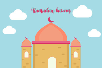 illustration of mosque