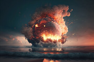 Fire is engulfing the ocean. Generative AI