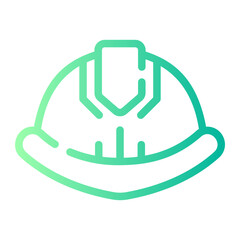 helmet gradient icon