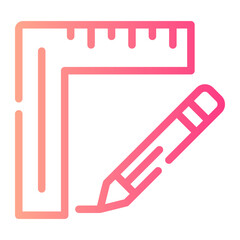 pencil gradient icon