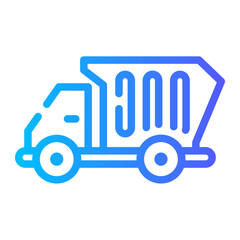 truck gradient icon