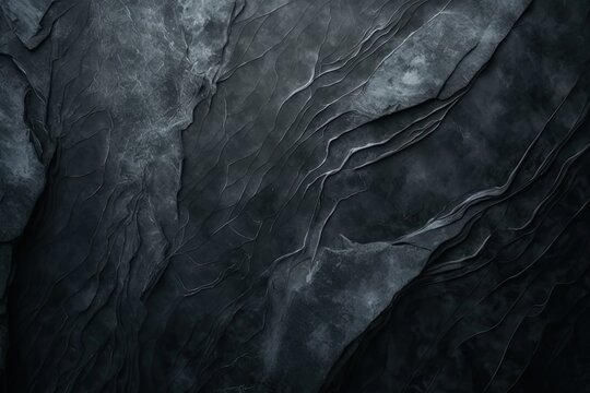 Moody gray slate texture, abstract backdrop. Generative AI