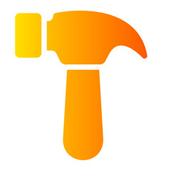 hammer gradient icon
