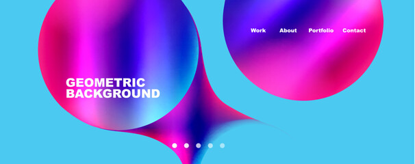 Trendy simple circle gradient abstract background. Vector Illustration For Wallpaper, Banner, Background, Card, Book Illustration, landing page