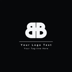 bb or bb initial logo design icon name business logo