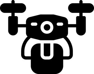 A drone delivery icon vector typically features an image of a drone flying in the air while carrying a package or parcel. It symbolizes the convenience and efficiency of unmanned aerial vehicles