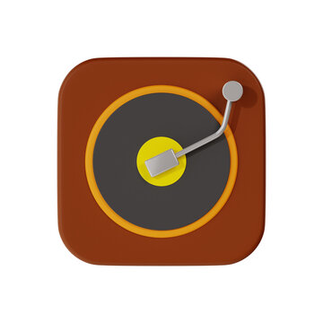 a vintage vinyl player