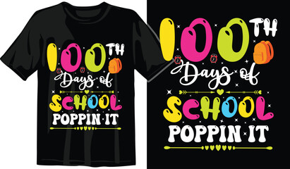 100 Days of Awesome T-Shirt Design. Funny T-Shirt Design. School T-Shirt. 100 Days Smarter T-Shirt. 100 Days Celebration T-Shir design