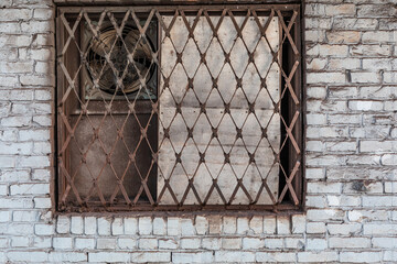 old brick walls and old dirty windows
